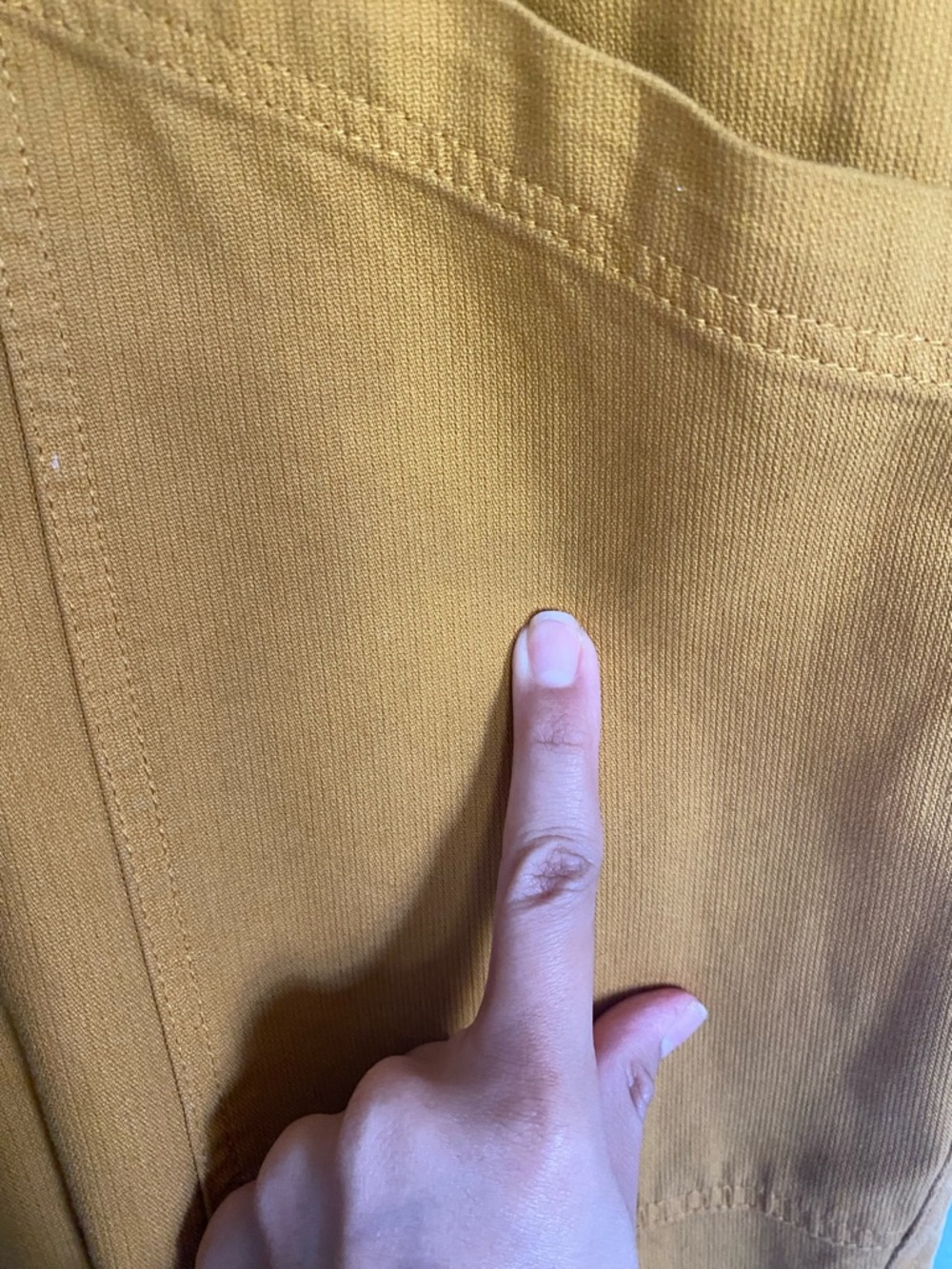 Outerknown Women's Mustard Yellow Zip-Front Utility Depot Jumpsuit - Picture 5 of 8